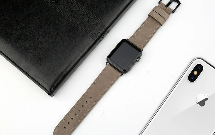 Top Quality Leather Strap For Apple Watch Band 45mm 41mm 44mm 40mm 42mm 38mm Series 7 6 SE 5 4 3 iWatch Watchband
