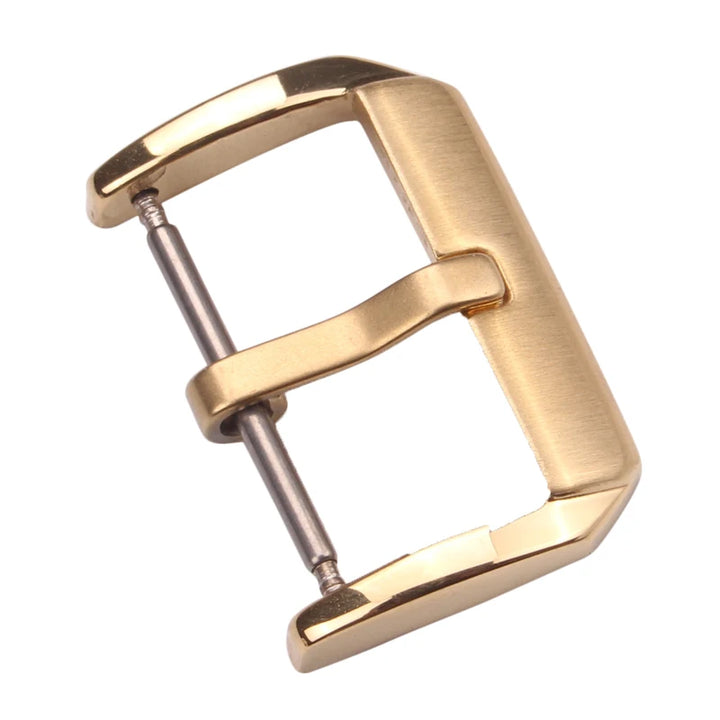 20pcs Stainless Steel Watch Buckles 16–22mm Silver/Gold/Black