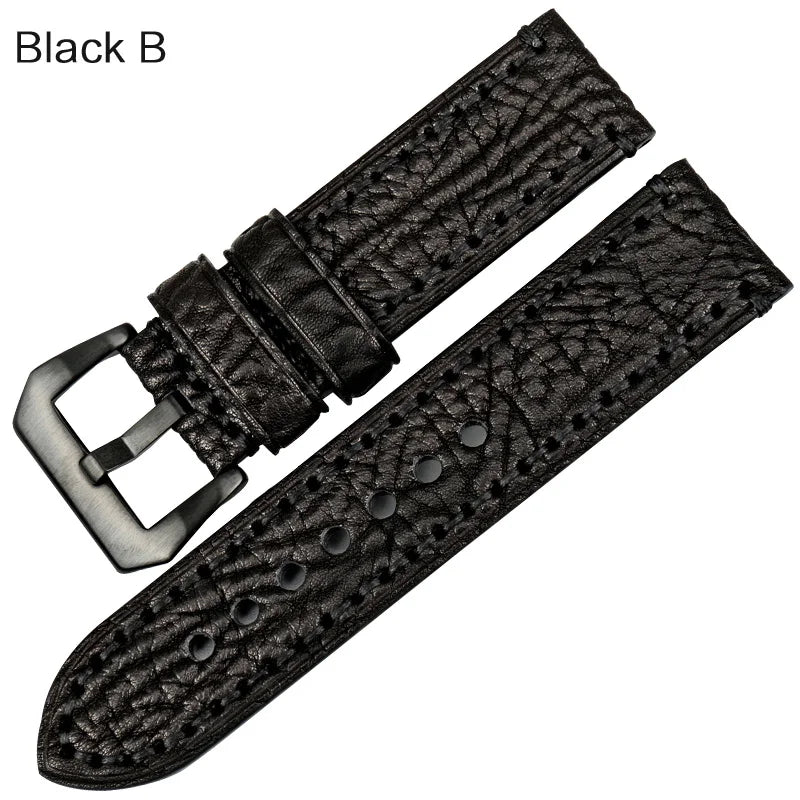 MAIKES 20mm 22mm 24mm 26mm Italian Genuine Leather Watchbands Green Watch Strap Soft Leather Watch Band For Brand Watch Bracelet