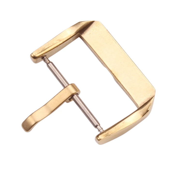20pcs Stainless Steel Watch Buckles 16–22mm Silver/Gold/Black