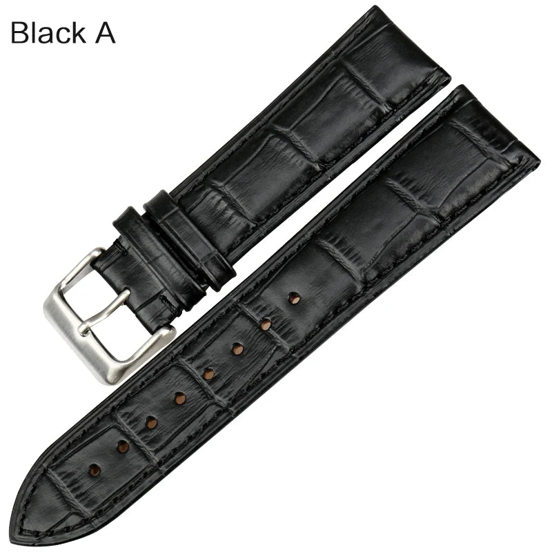 MAIKES Good Quality Genuine Leather Watchband 19mm 20mm 22mm Browm Watch strap Bracelet Watch Accessories For TISSOT Watch band