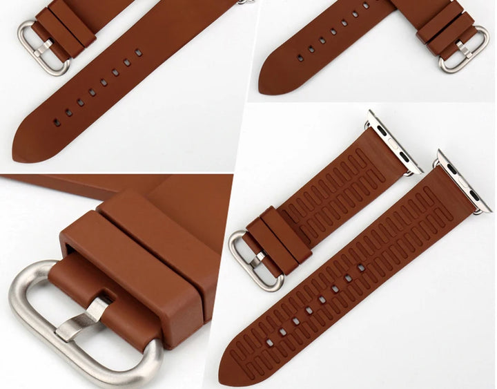 For Apple Watch Band 45mm 41mm 44mm 40mm 42mm 38mm Series 7 6 SE 5 4 3 Watchband Bracelet Sport Rubber iWatch Strap