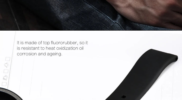 MAIKES Orange Sport Watch Band 20mm 22mm 24mm Watch Accessories Watchband With Black Buckle Rubber Watch Strap For Omega