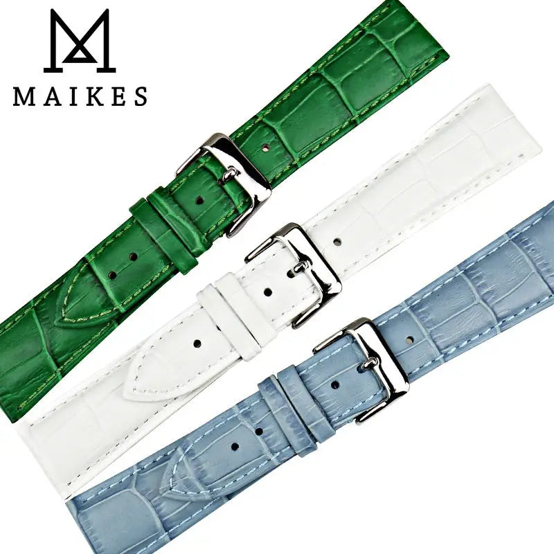 MAIKES Yellow/Gold Watch Band – 12–22mm for Casio