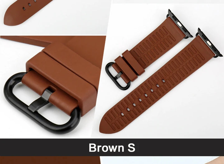 MAIKES Rubber Strap For Apple Watch Band 45mm 41mm 42mm 44mm 40mm Series 7 6 SE 5 4 3 iWatch Bracelet