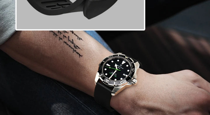 MAIKES Sports Watch Accessories Watchbands 20mm 22mm 24mm Fluoro Rubber Watch Band Fashion Rose Red Watch Strap For Casio