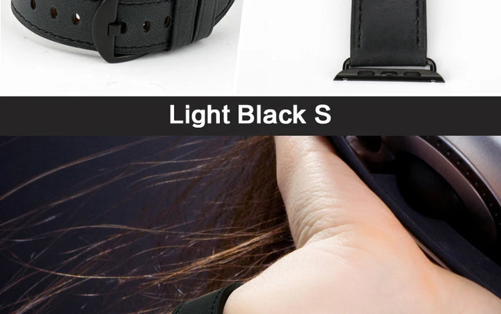 Top Quality Leather Strap For Apple Watch Band 45mm 41mm 44mm 40mm 42mm 38mm Series 7 6 SE 5 4 3 iWatch Watchband