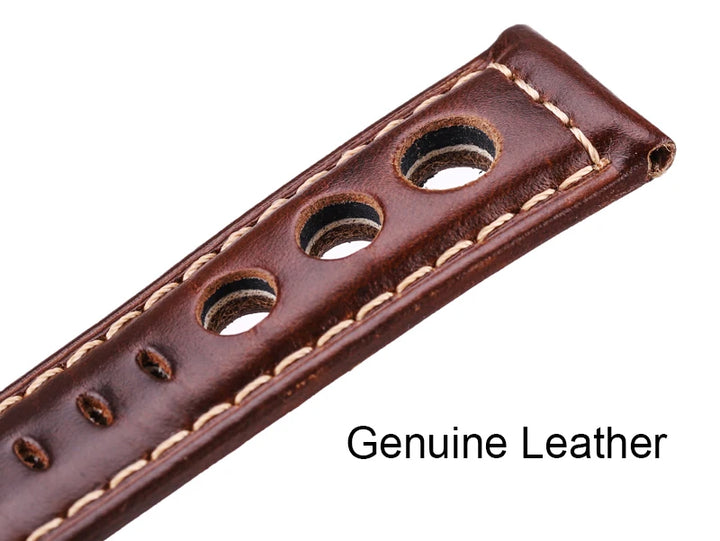Oil Wax Cowhide Leather Watch Strap 22-24mm