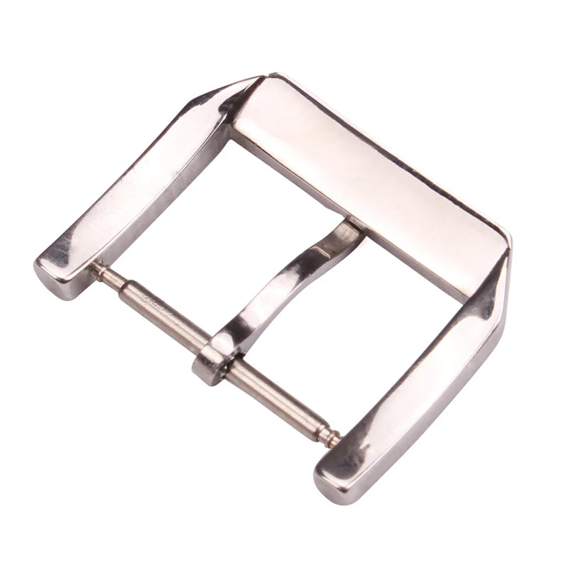 Stainless Steel Tang Buckle Watch Clasp 16-22mm