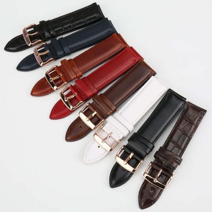 MAIKES Quality Genuine Leather Watch Band 13mm 14mm 16mm 17mm 18mm 19mm 20mm Watchbands For DW Daniel Wellington Watch Strap