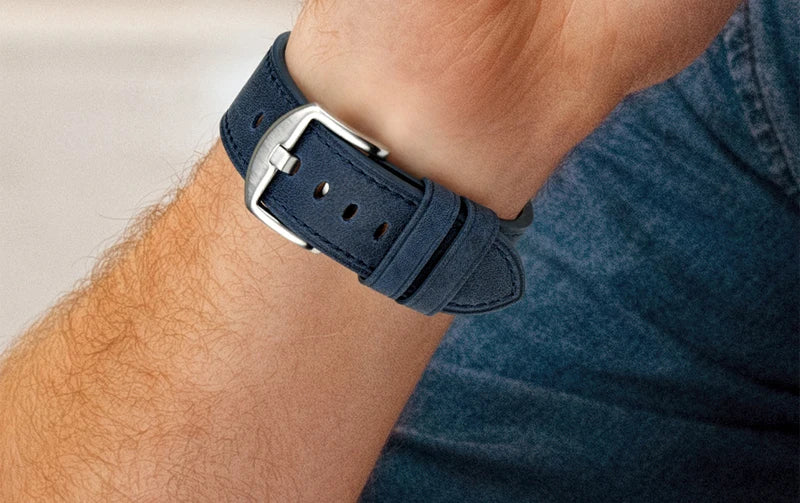 Top Quality Leather Strap For Apple Watch Band 45mm 41mm 44mm 40mm 42mm 38mm Series 7 6 SE 5 4 3 iWatch Watchband