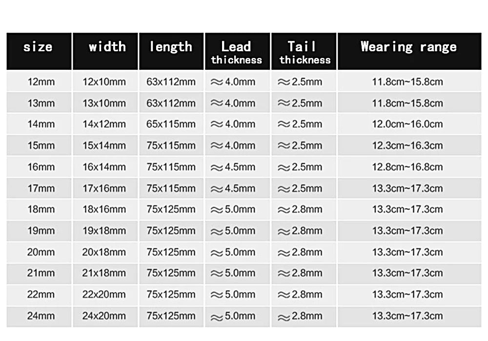 Premium Genuine Leather Watch Strap 12–24mm (With Tool)