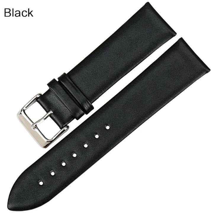 MAIKES New design watchband watch accessories white watch strap 12-24mm thin cow leather watch band women watch bracelet