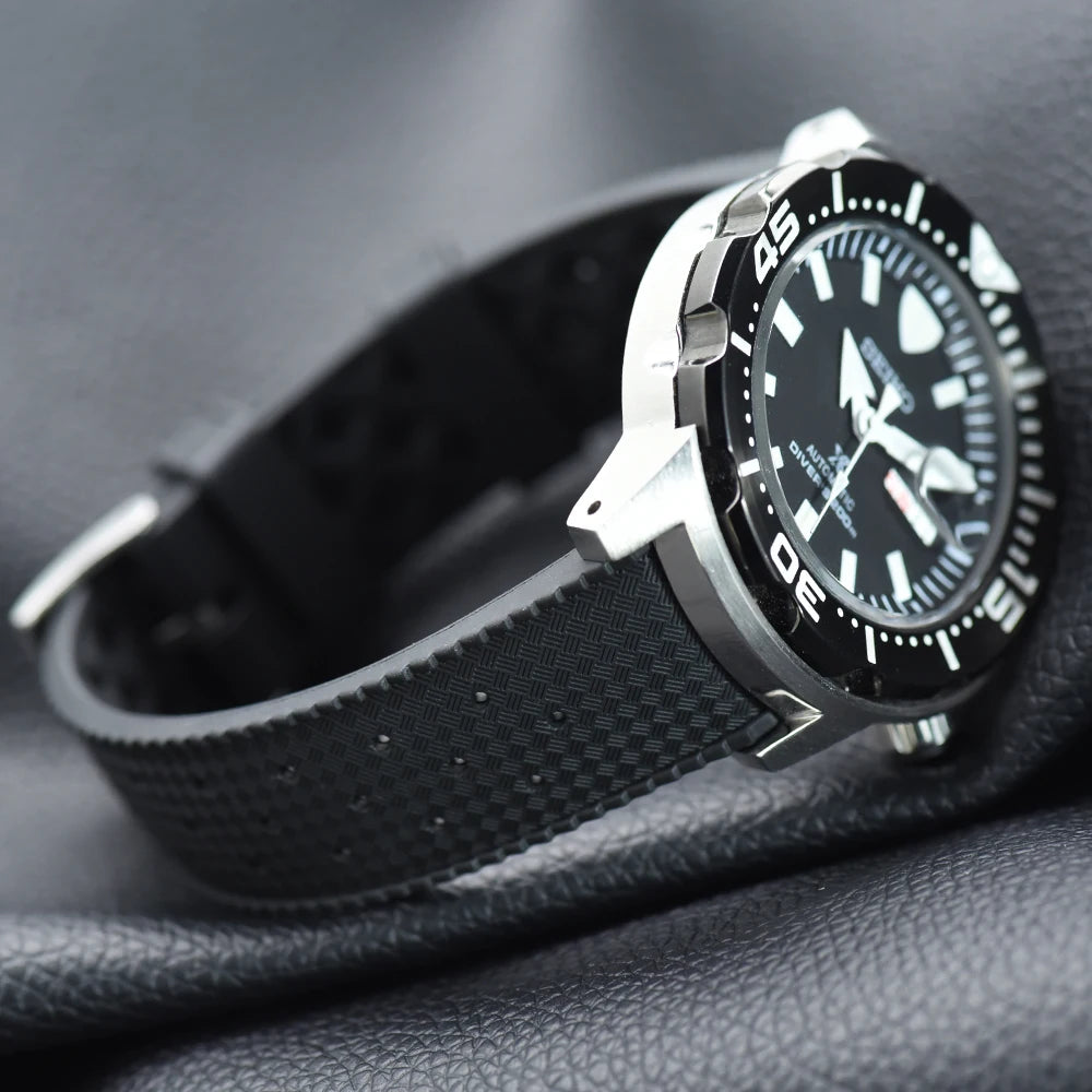 Premium Grade Tropical FKM Rubber Strap Quick Release Watch Band 18mm 20mm 22mm 24mm Rubber Tropical Strap Smart Watch Strap