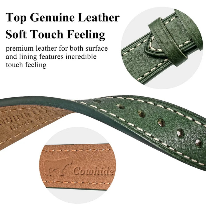 HEMSUT Italy Cowhide Leather Watch Strap – 18–22mm Quick Release