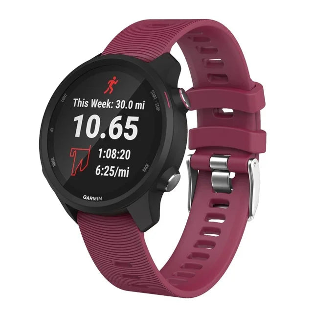 Colorful 20mm Silicone Strap for Garmin Forerunner & Vivomove