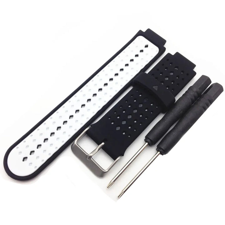 Silicone Replacement Strap for Garmin Forerunner 235/220/230/620/630/735XT