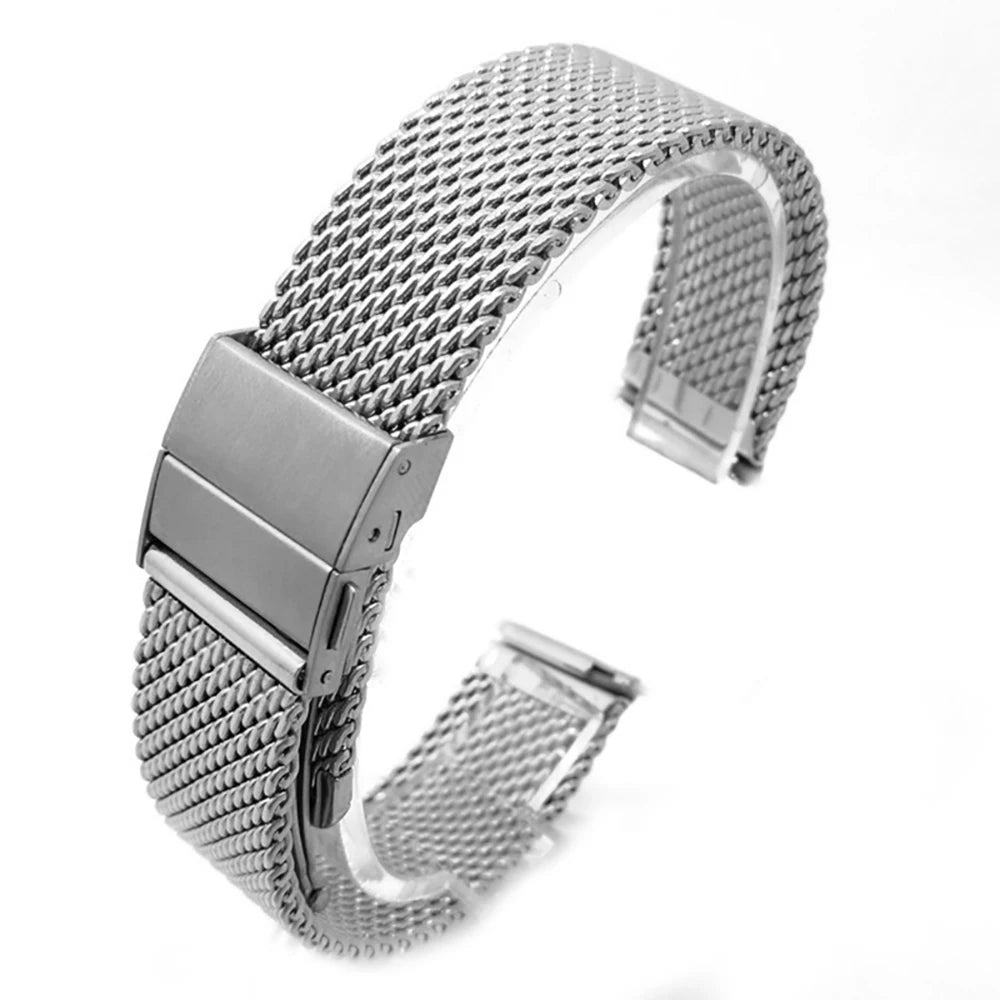 Premium Stainless Steel Watch Strap 18–22mm Quick Release