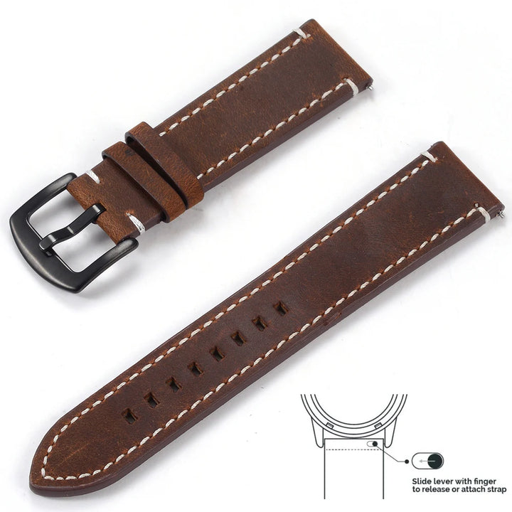Universal Silicone Watch Strap 20mm/22mm for Samsung, Huawei & Amazfit