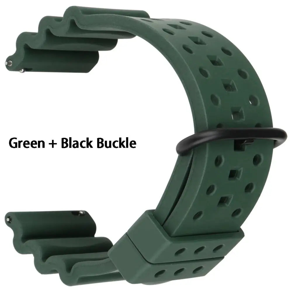 Rubber Watch Bands Quick Release 20mm 22mm 24mm Watch Accessories Orange Sport Watch Strap Smart Watch Bracelet Belt For Casio