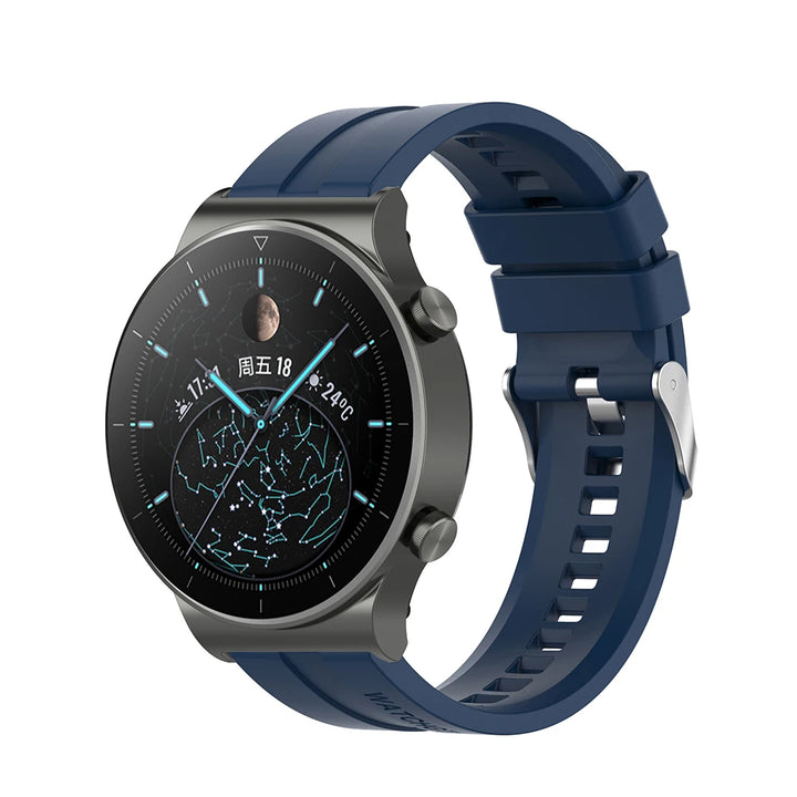 22mm Silicone Watch Strap for Huawei GT2 Pro, GT3 & Honor Magic 2 – 46mm