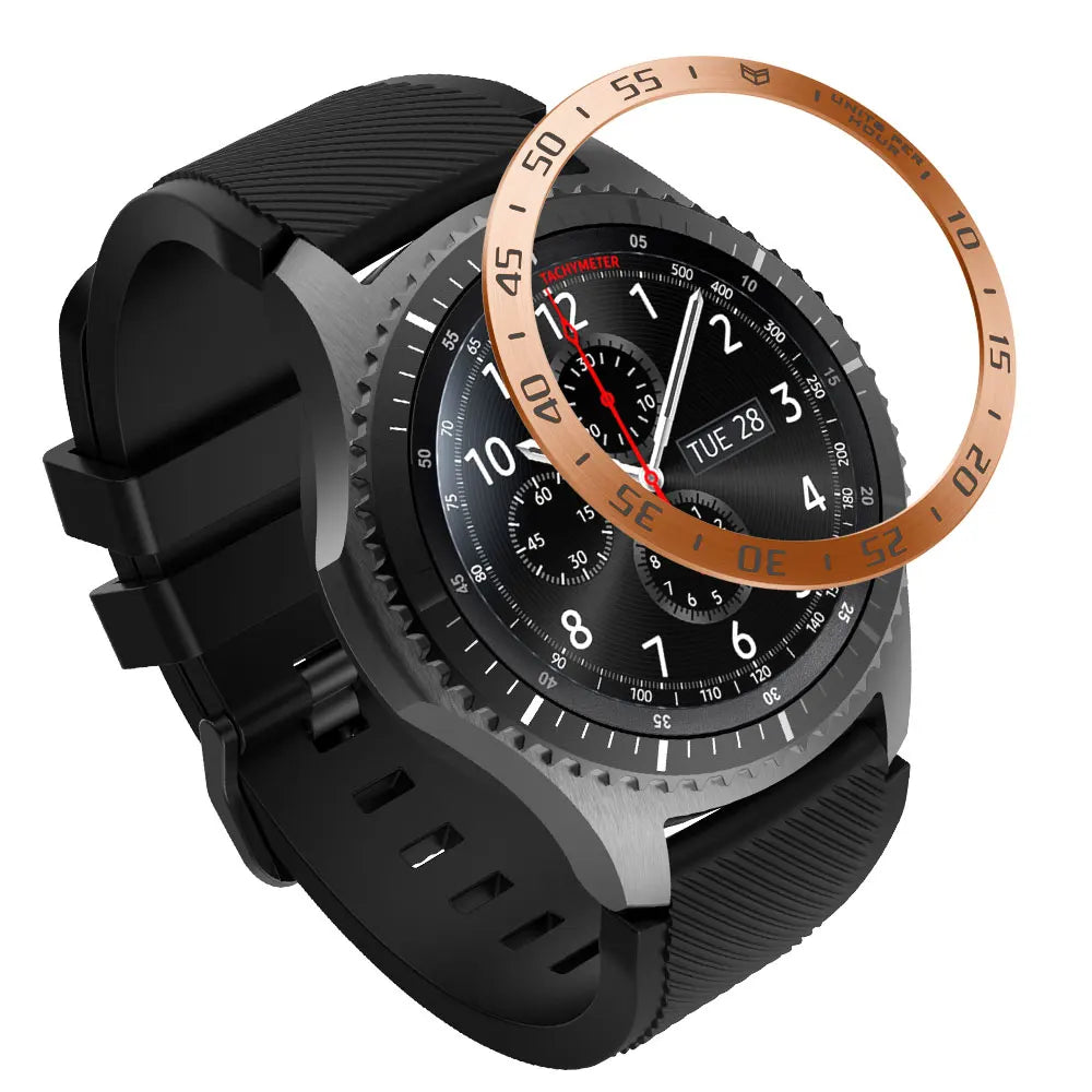 Stainless Steel Bezel Ring for Huawei Watch GT2 46mm & Samsung Galaxy Watch 46mm/Gear S3