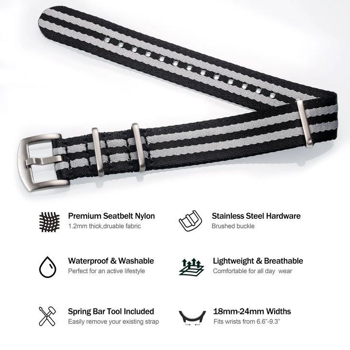 HEMSUT Seatbelt Nylon Strap