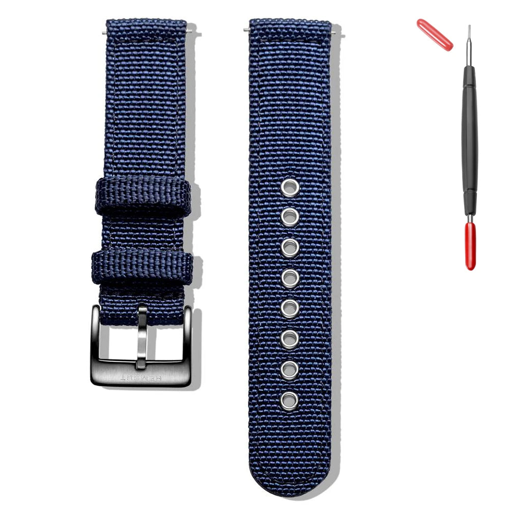 Hemsut Nylon Quick-Release Watch Strap – 18–24mm Military Style