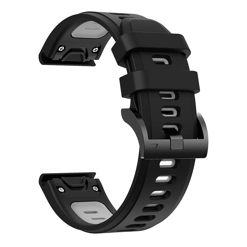 QuickFit Silicone Strap for Garmin Fenix Series (22-26mm)