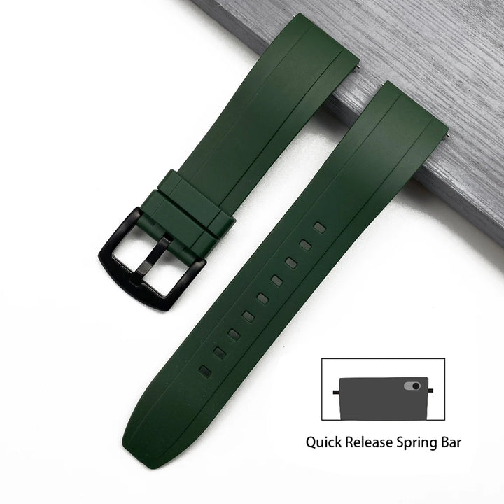 JUELONG Quick Release Watchbands Quality Silicone Rubber Watch Straps 20mm 22mm 24mm Waterproof Diving Men Watches Accessories