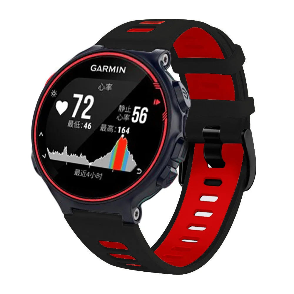 Silicone Smart Watch Band for Garmin Forerunner 220/230/235/620/630/735XT