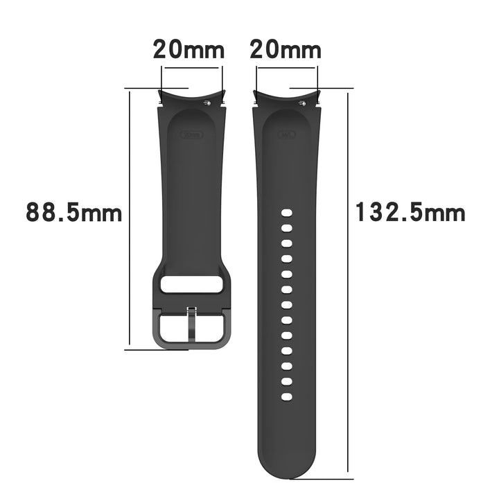 20mm Silicone Watch Strap for Samsung Galaxy Watch 40–46mm Sports Band