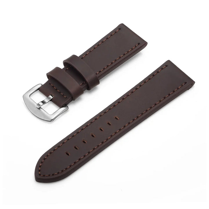 SAMCO Vintage Leather Watch Band 18–24mm