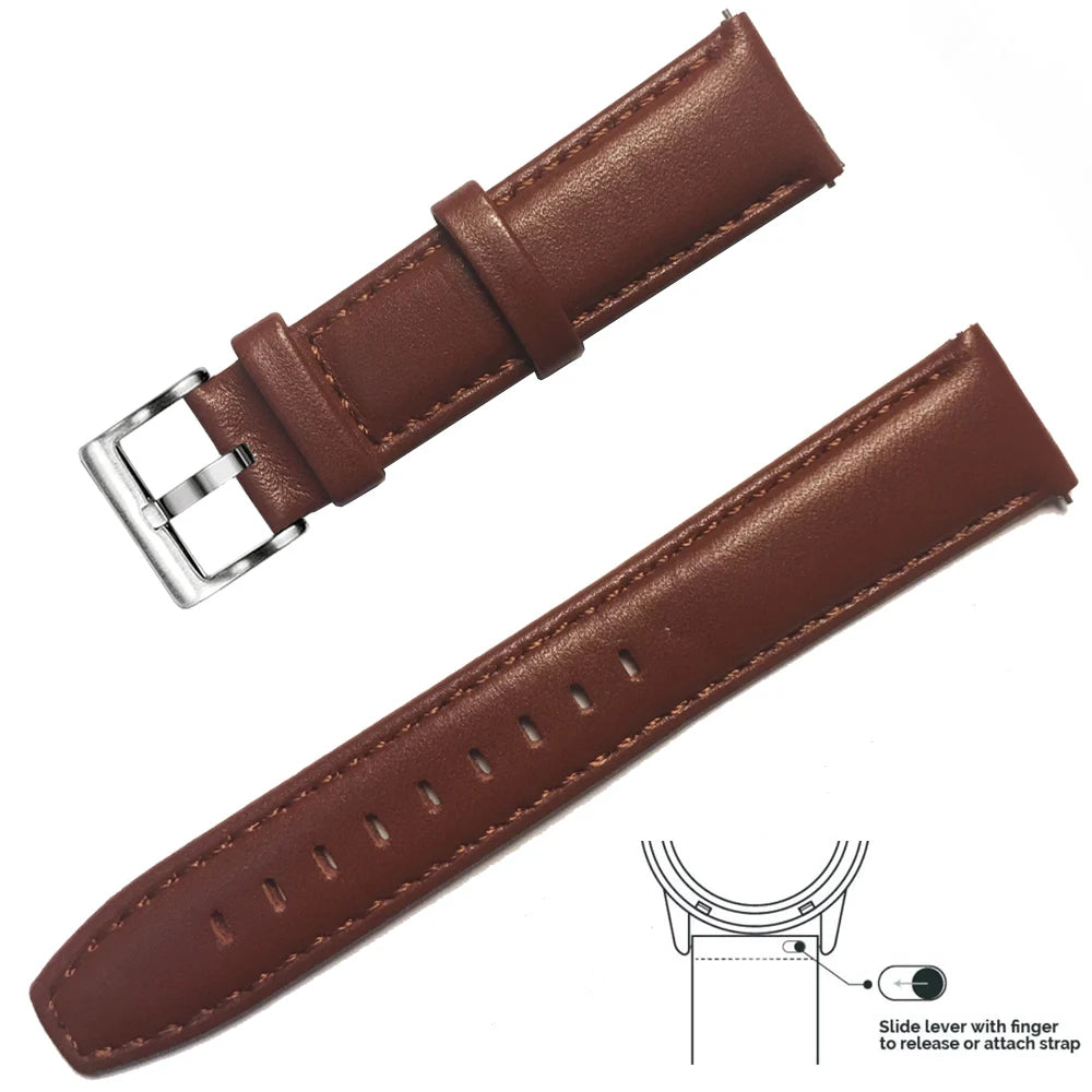 Universal Silicone Watch Strap 20mm/22mm for Samsung, Huawei & Amazfit