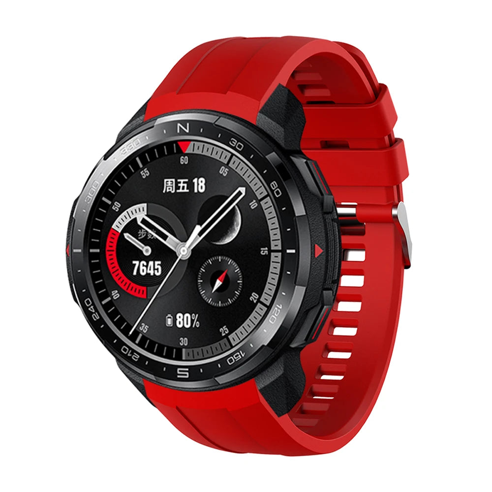 22mm Silicone Watch Strap for Huawei Honor Watch GS Pro