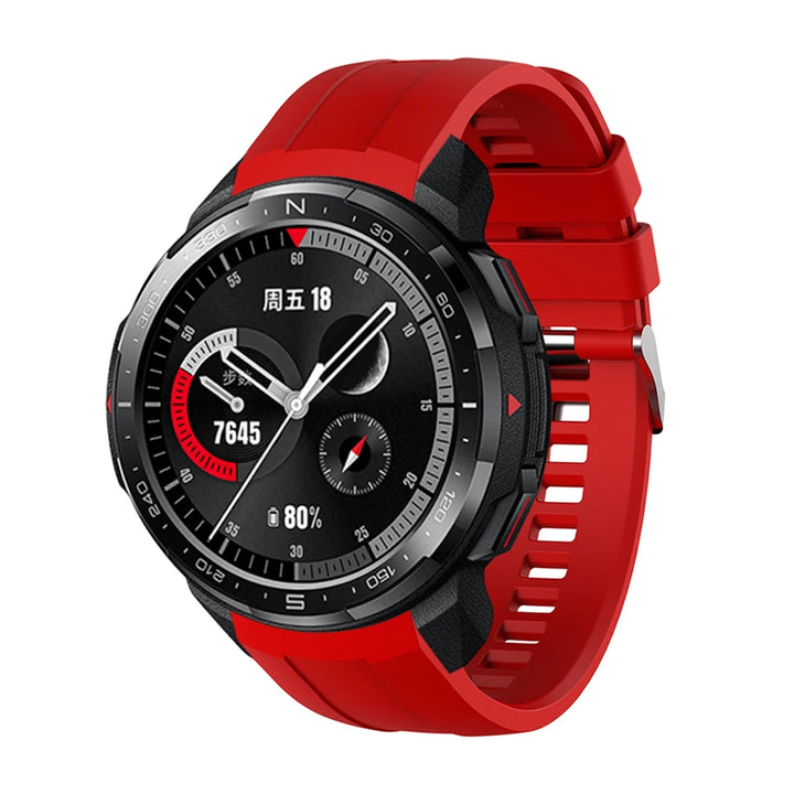 22mm Silicone Watch Strap for Huawei Honor Watch GS Pro