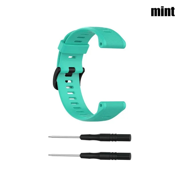 22mm Soft Silicone Strap for Garmin Forerunner & Fenix Series