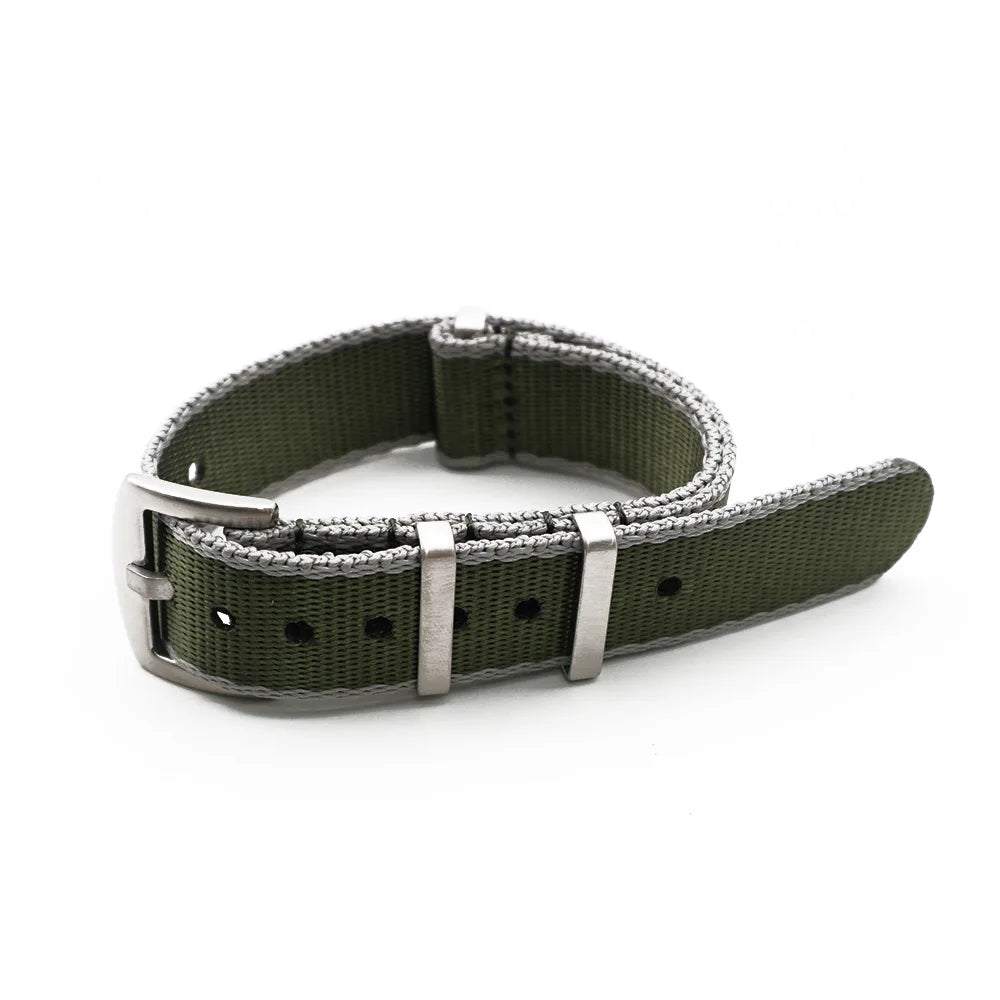 NATOBELT High Quality Army Sports Nylon Seatbelts Sailcloth Strap 20mm 22mm Fabric Nylon Watchbands For 007 Bond