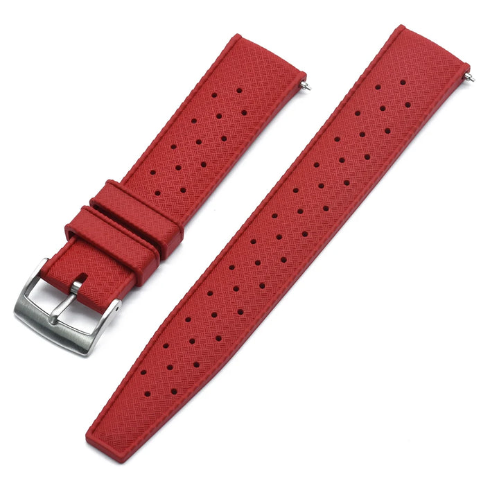 Premium Grade Fluororubber Tropical Watch Strap 18mm 20mm 22mm 24mm For S-eiko SRP777J1 FKM Watch Bands For Men's Diving Watches