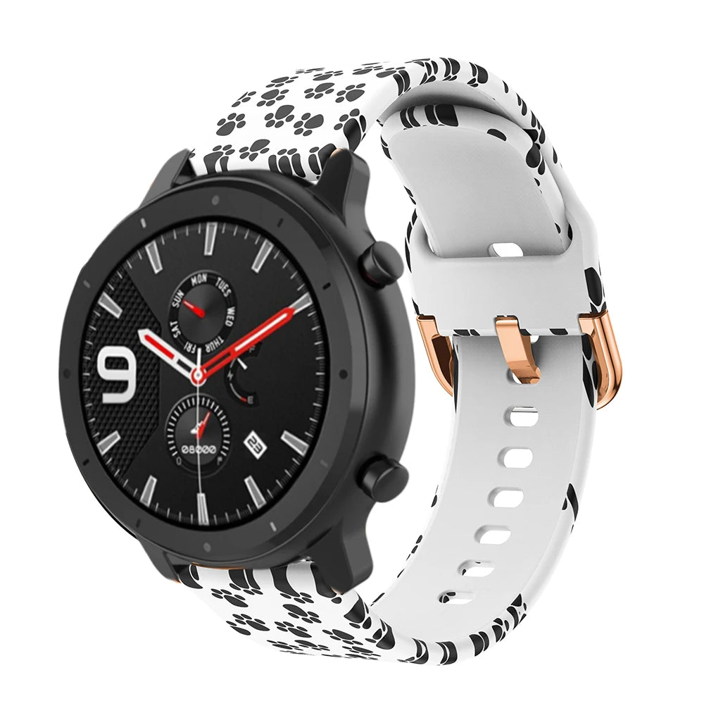 Silicone Watch Strap – 20/22mm for Huawei GT2/GT3 & Garmin Forerunner