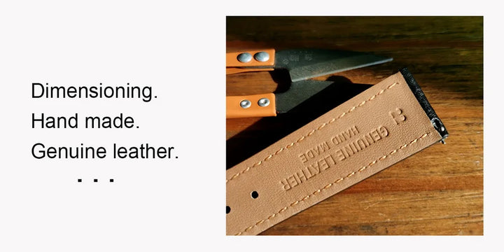 HEMSUT Italy Genuine Leather Watch Strap – Vintage, Handmade, Quick Release (18/20/22mm)