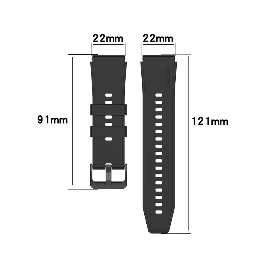 Official 22mm Silicone Band for Huawei Watch GT 2 & GT 3 Pro