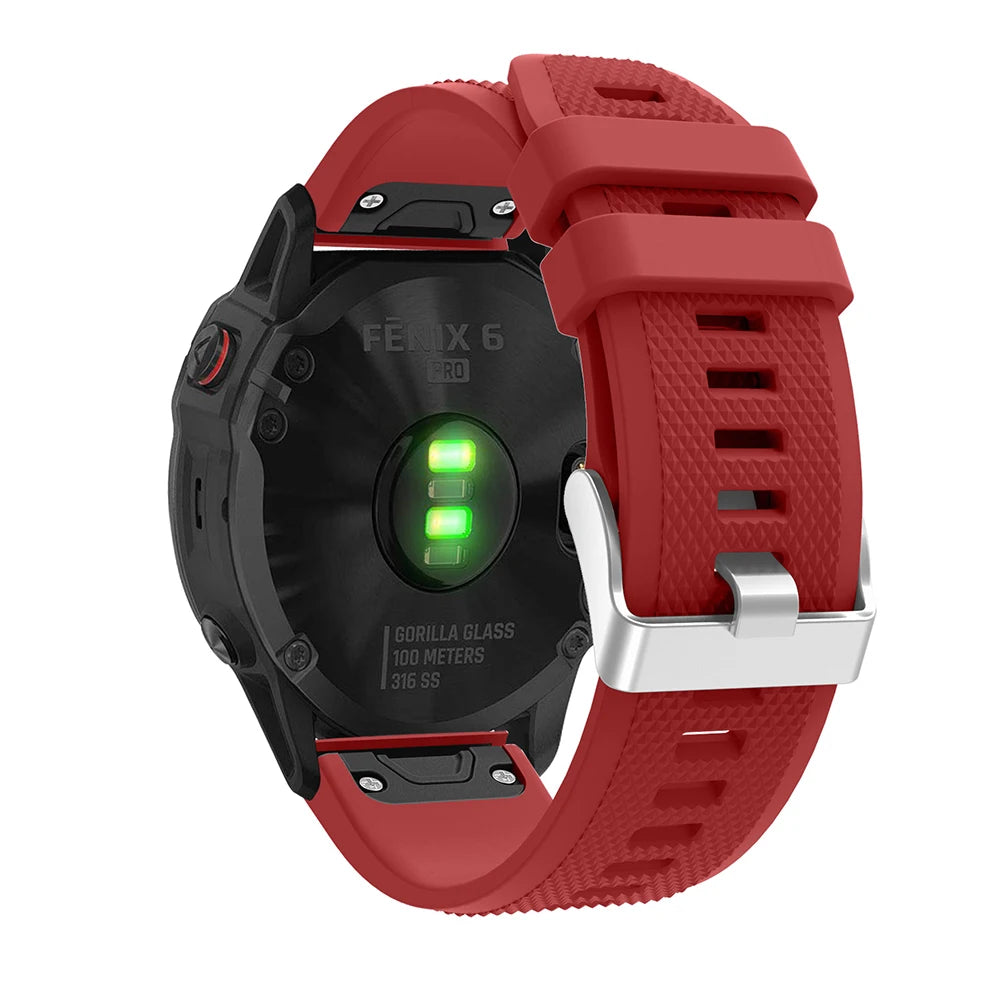 22mm Quick-Fit Silicone Strap – Garmin Fenix, EPIX & Tactix