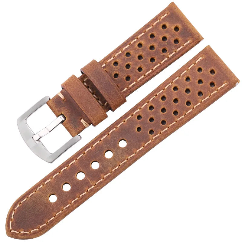 Cowhide Leather Watch Strap 20-22mm for Samsung Galaxy Watch