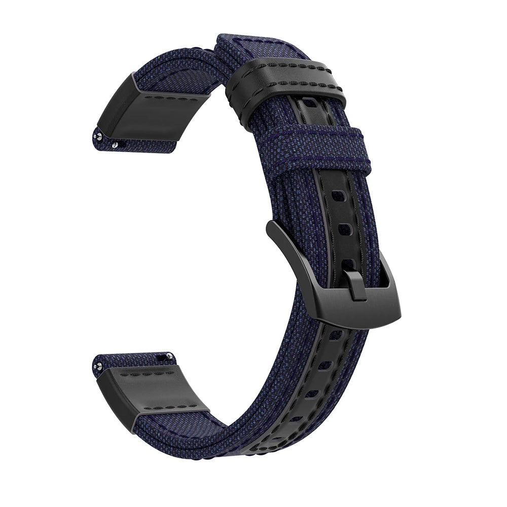 Canvas Strap for Samsung Gear S2, S3 & Galaxy Watch (20-22mm)