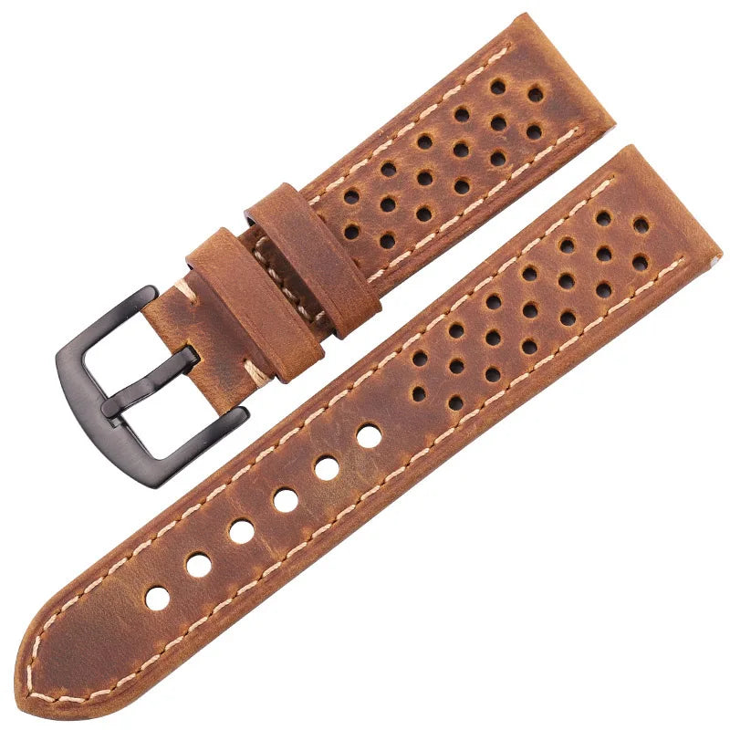 Cowhide Leather Watch Strap 20-22mm for Samsung Galaxy Watch