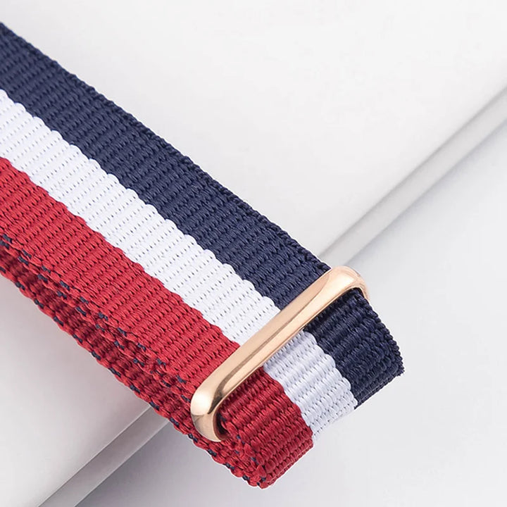 DW Nylon Rose Gold Strap