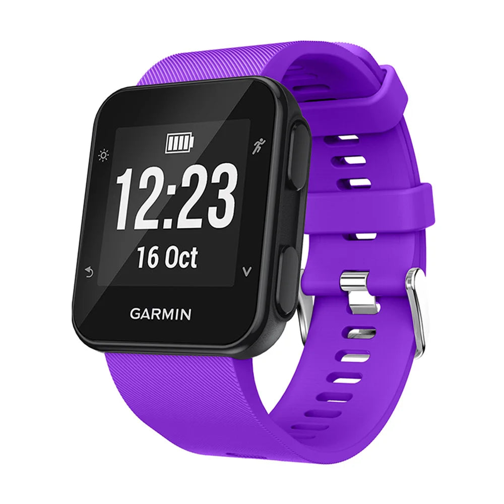 Silicone Watch Strap for Garmin Forerunner 35 – Replacement Band