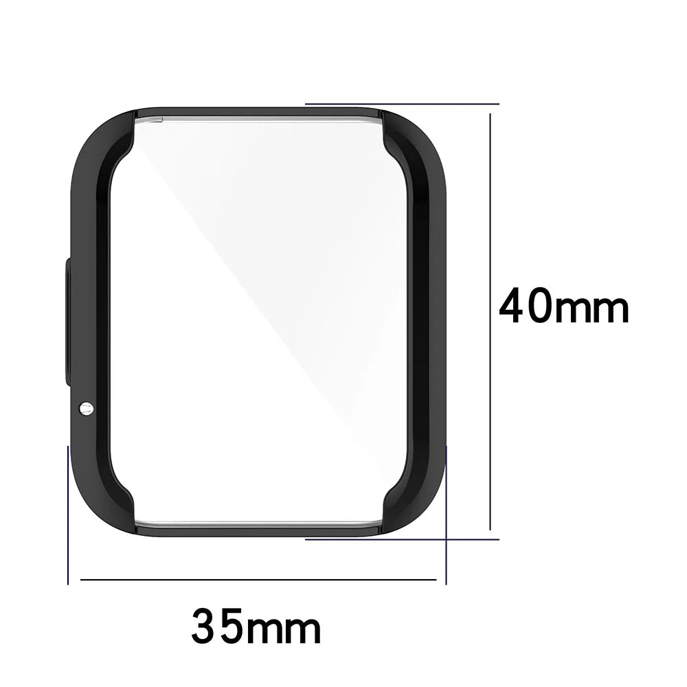 Electroplated TPU Protective Case for Redmi Watch 2 Lite – Full Screen Bumper