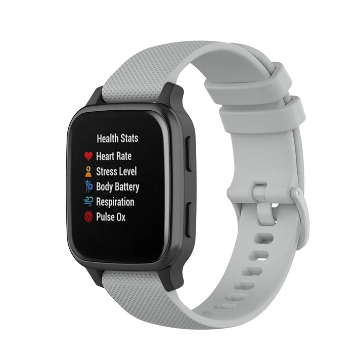 20mm Silicone Strap for Garmin Venu SQ/Venu 2 Plus & Amazfit Bip S/U